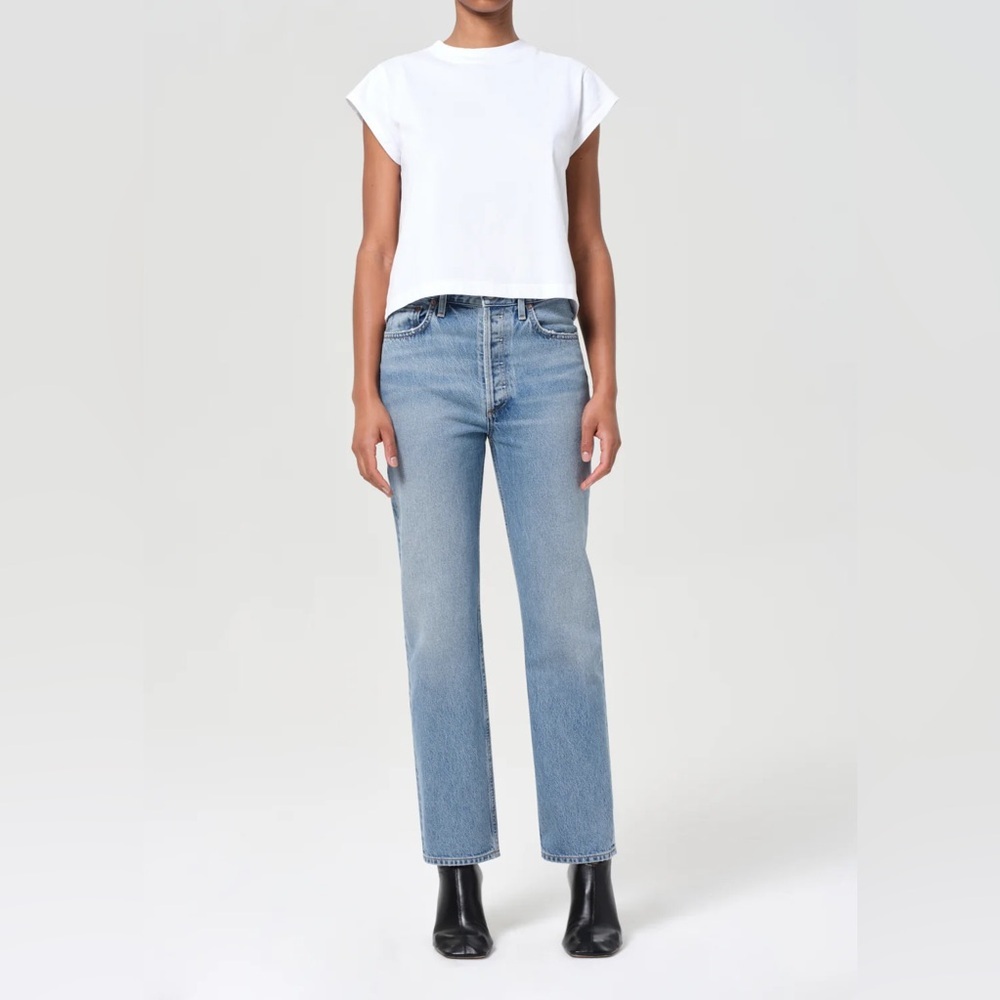 AGOLDE 90'S PINCH WAIST HIGH RISE STRAIGHT IN STAGE